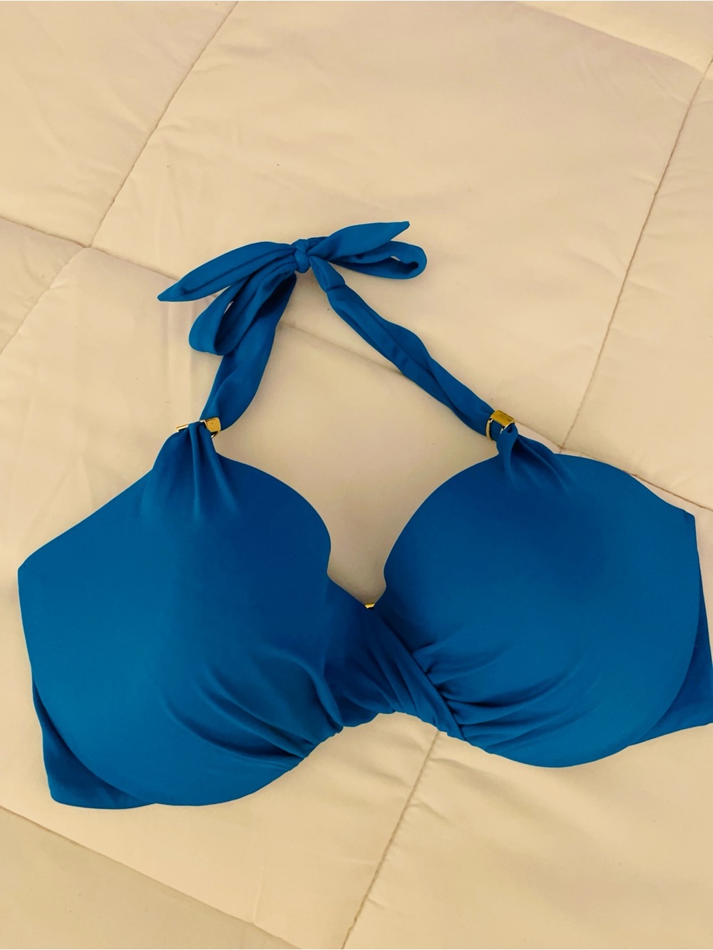 Victoria's Secret Royal Blue Halter Bikini Top